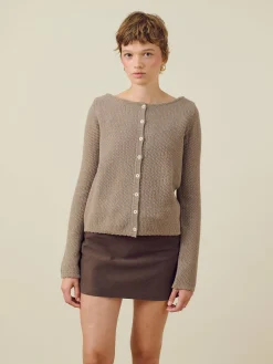 Amorini Cardigan Wool Mole