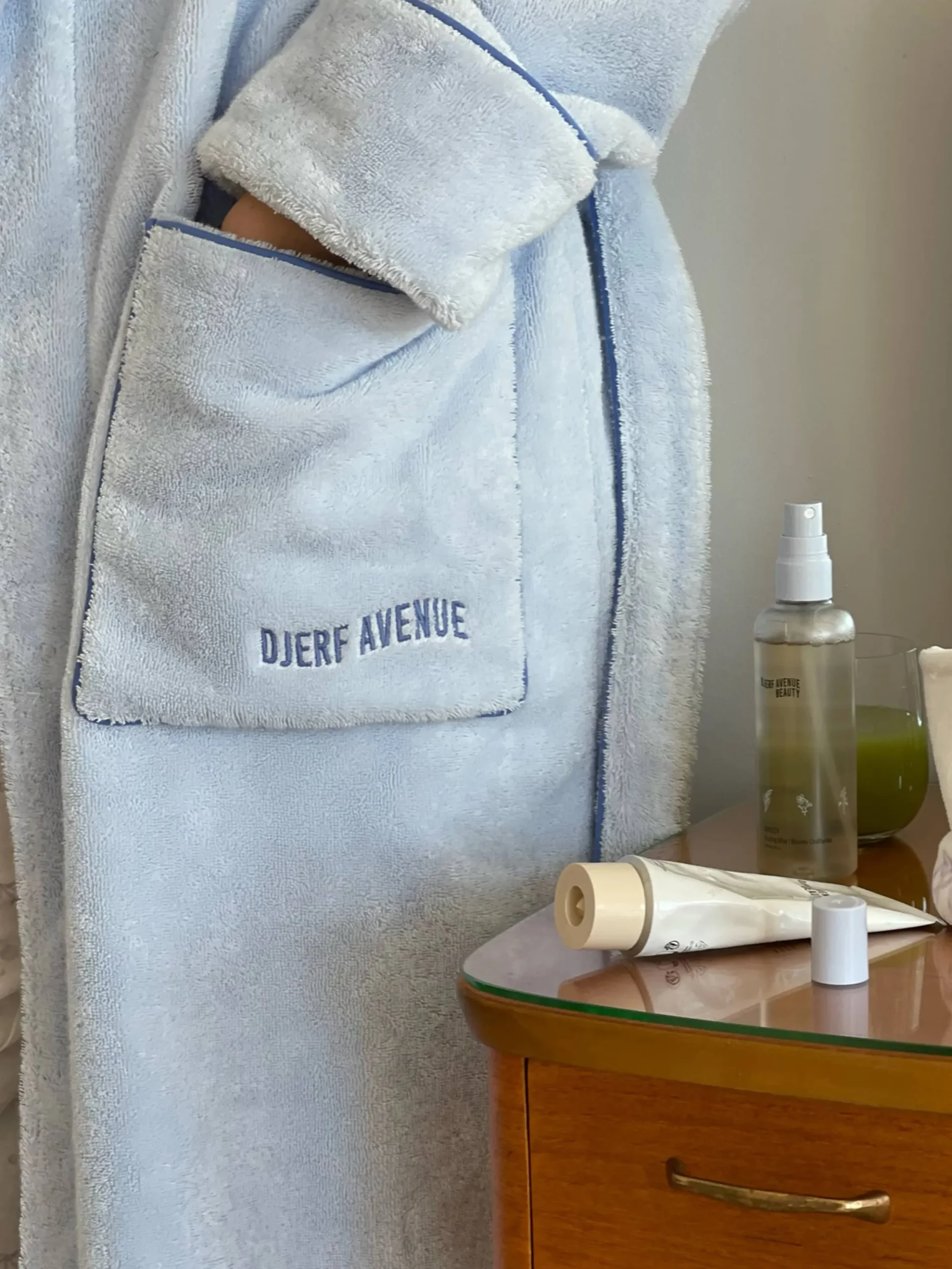 Bath Robe Blue