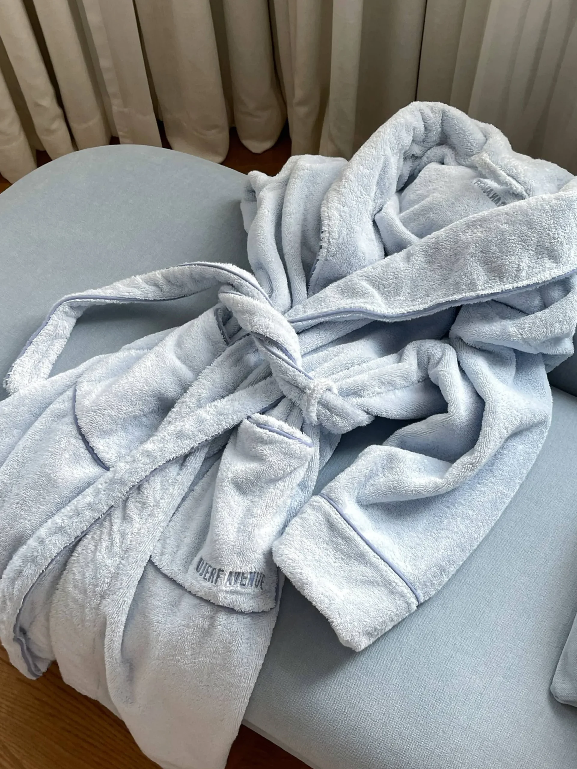 Bath Robe Blue