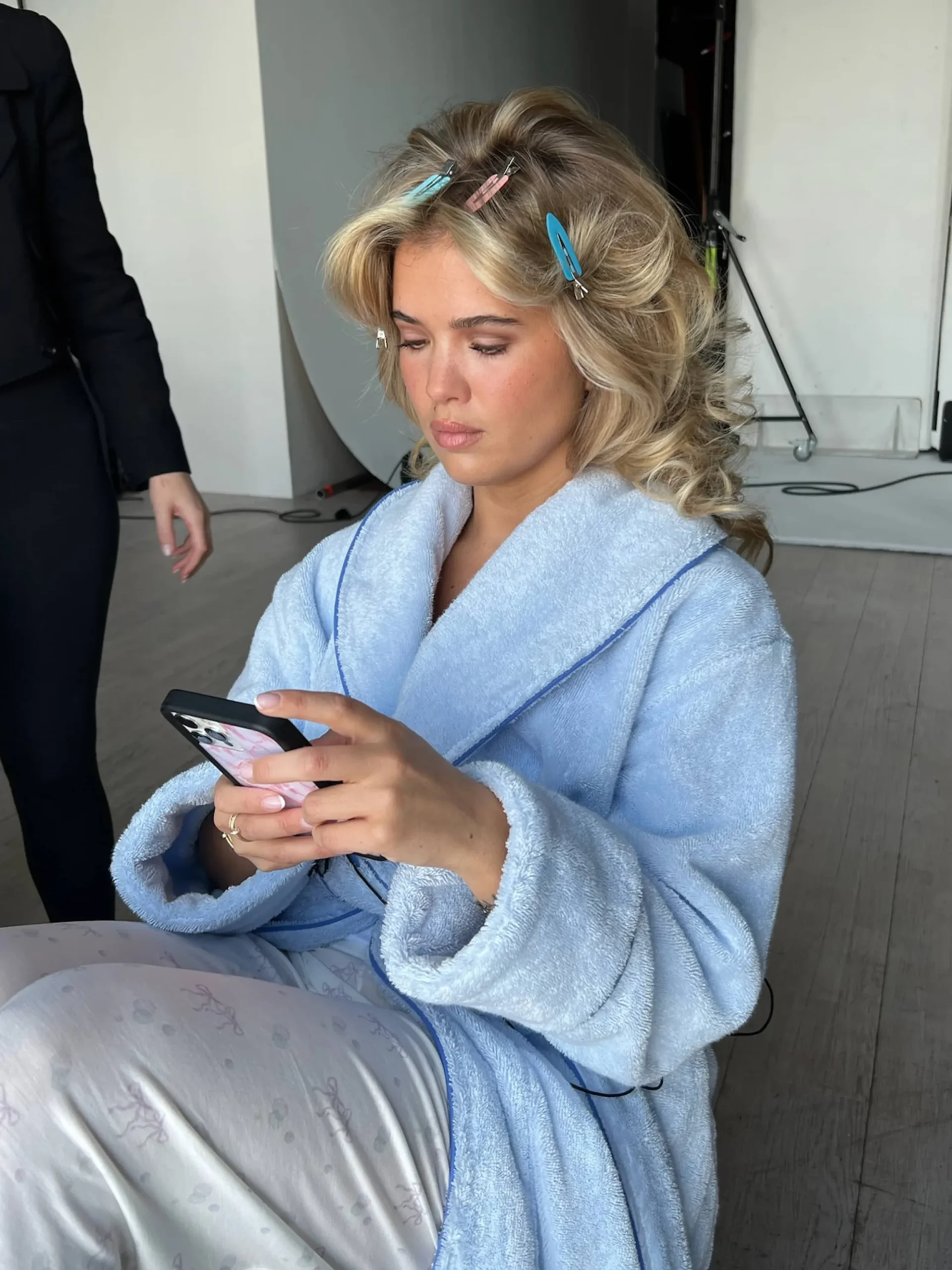 Bath Robe Blue