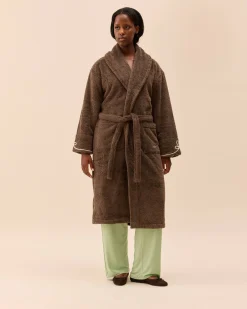 Bath Robe Brown