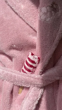 Bath Robe Pink Flower