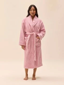 Bath Robe Pink Flower