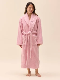 Bath Robe Pink Flower