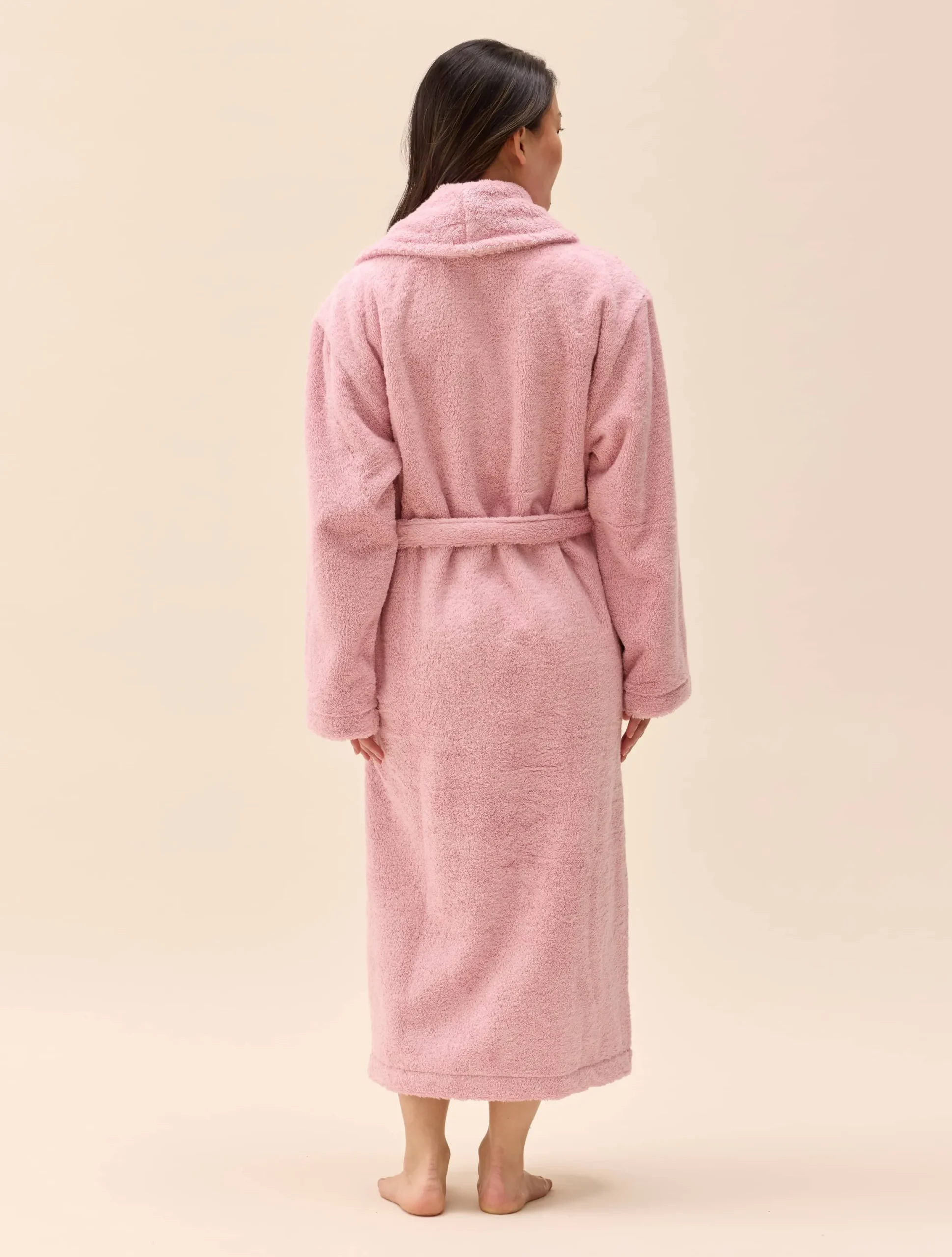 Bath Robe Pink Flower