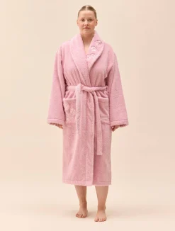 Bath Robe Pink Flower