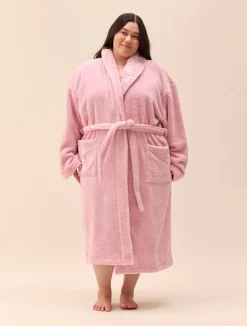 Bath Robe Pink Flower