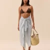 Beach Scarf DA Seaside Blue