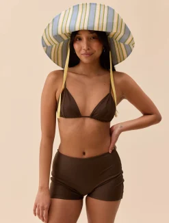 Boxer Bikini Bottom Cocoa