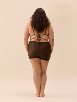 Boxer Bikini Bottom Cocoa