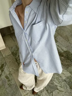Breezy Classic Shirt Blue Stripe
