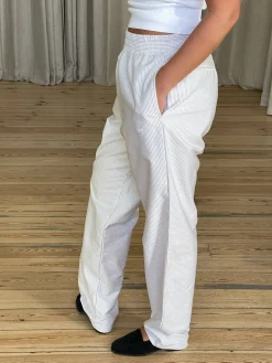 Breezy Pants Beige Stripe