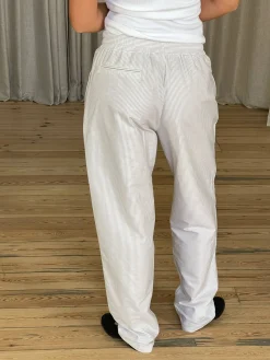 Breezy Pants Beige Stripe