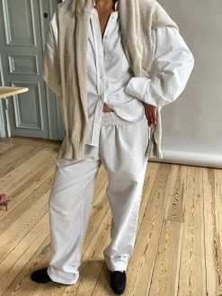 Breezy Pants Beige Stripe - Tall