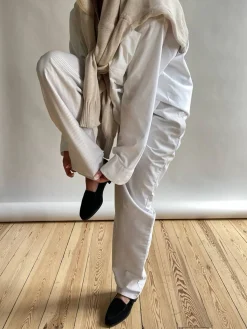 Breezy Pants Beige Stripe - Tall