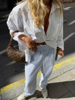 Breezy Pants Blue Stripe