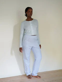 Breezy Pants Blue Stripe