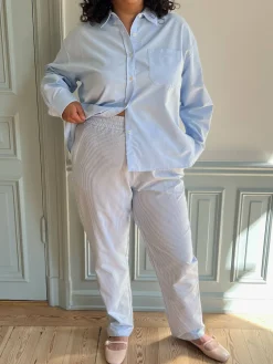 Breezy Pants Blue Stripe
