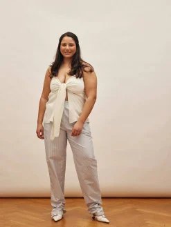 Breezy Pants Blue Stripe - Tall