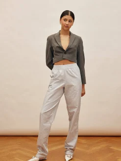Breezy Pants Blue Stripe - Tall