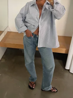Breezy Shirt Blue Stripe