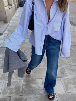 Breezy Shirt Blue Stripe