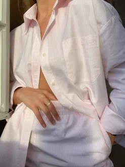 Breezy Shirt Pink Stripe
