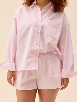 Breezy Shirt Pink Stripe