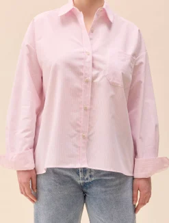 Breezy Shirt Pink Stripe