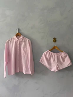 Breezy Shirt Pink Stripe