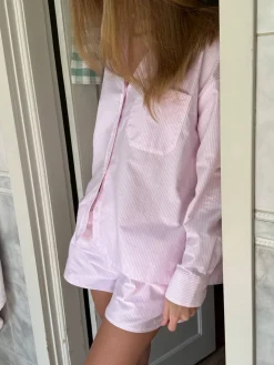 Breezy Short Shorts Pink Stripe