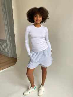 Breezy Shorts Blue Stripe