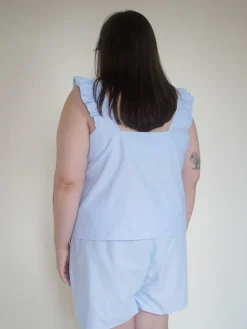 Breezy Tie Top Blue