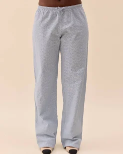 Broderie Pants Airy Blue - Tall