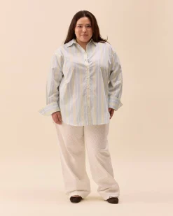 Broderie Pants White