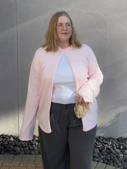 Button Up Cardigan Pink