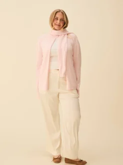 Button Up Cardigan Pink