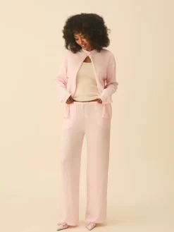 Button Up Cardigan Pink