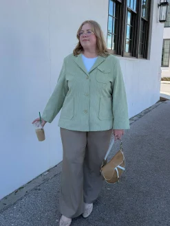 Corduroy Jacket Pistachio
