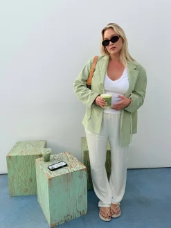 Corduroy Jacket Pistachio