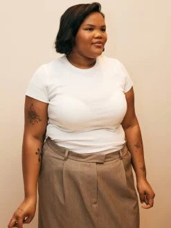 Daily T-Shirt Ribbed White