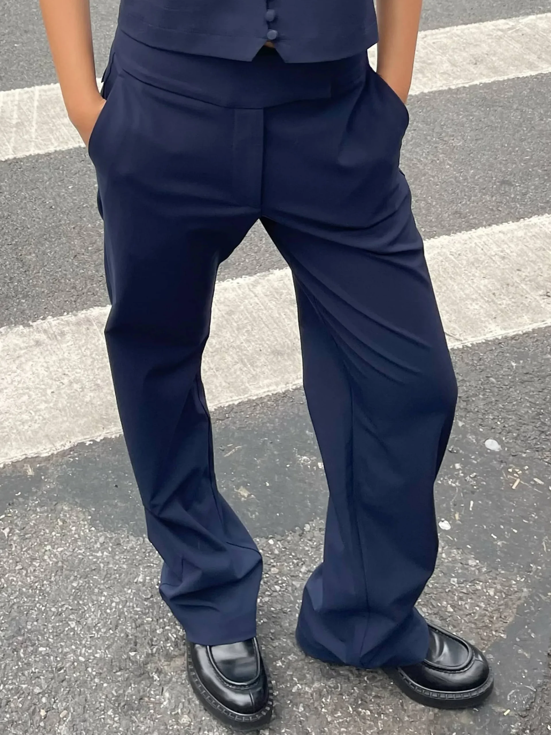 Day-to-day Pants Deep Blue