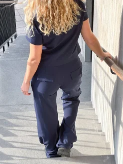 Day-to-day Pants Deep Blue - Tall