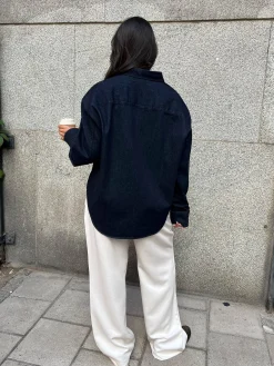Denim Shirt Dark Blue