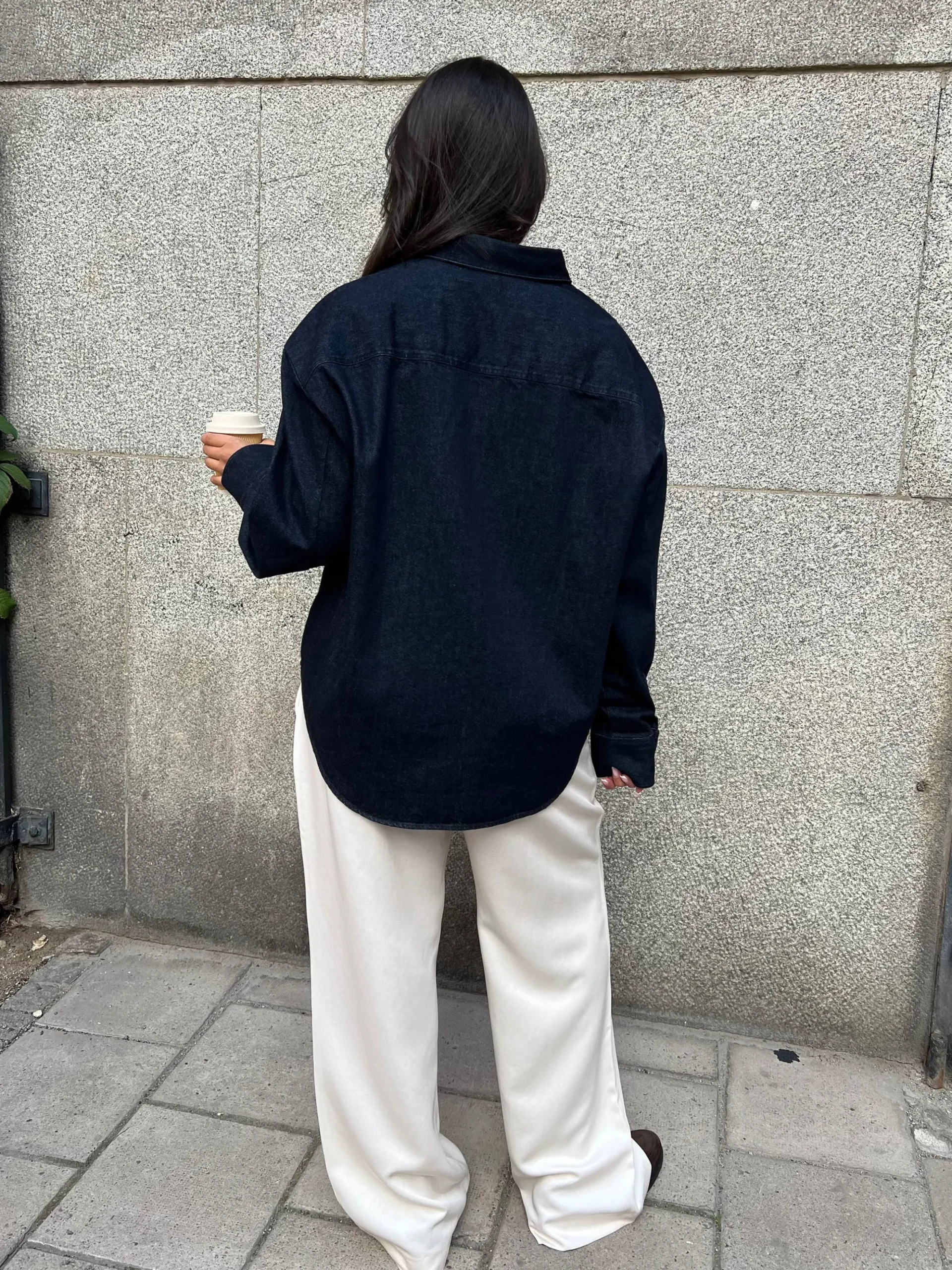 Denim Shirt Dark Blue