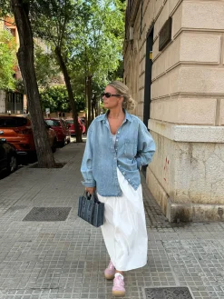 Denim Shirt Washed Blue