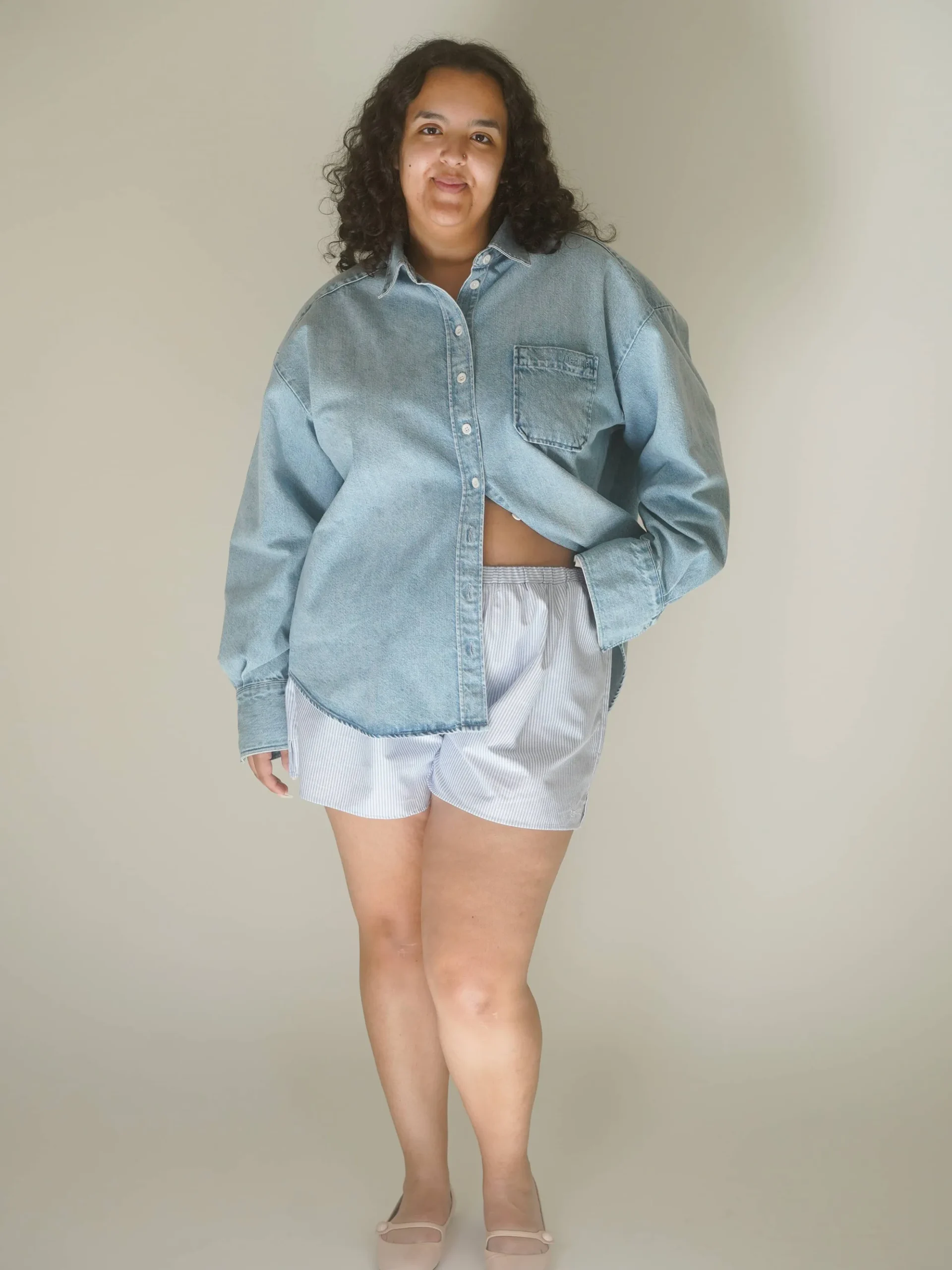 Denim Shirt Washed Blue