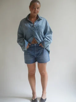 Denim Shorts Vintage Blue