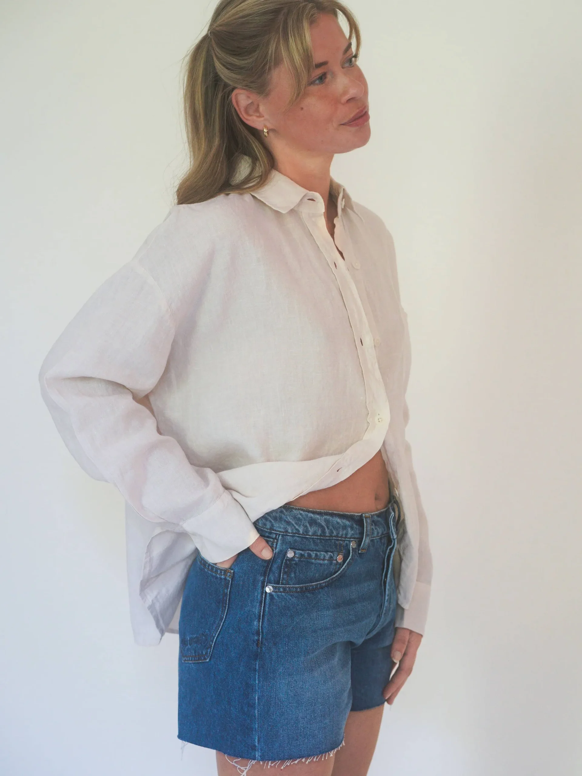 Denim Shorts Vintage Blue