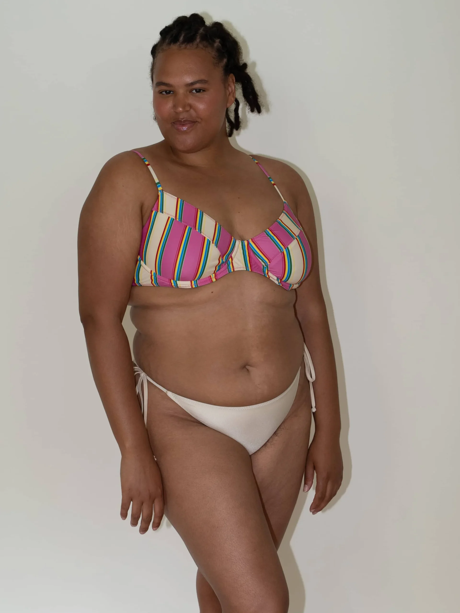 Divine Satin Bikini Bottom Sand Castle